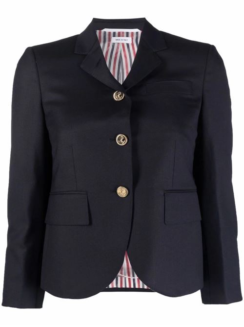 Blue wool jacket THOM BROWNE | FBC010V00626415